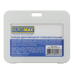 Бейдж (ідентифікатор) BUROMAX 5415-12 101х80мм гориз. PP+PVC, білий (5) /BM.5415-12/