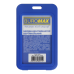 Бейдж (ідентифікатор) BUROMAX 5414-02 69х111мм вертик. PP+PVC, синій (5) /BM.5414-02/