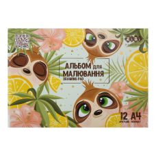 Альбом для малювання 12арк. на скобі ZiBi KIDS Line 1415-38, м'ятний (8) /ZB.1415-38/