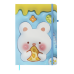Блокнот ZiBi KIDS Line А5 тв. пал. 80арк. YAMMY 115106 блакитний, на гумці, крем.папір (клітинка) (16) /ZB.115106/