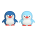 Чинка пластик. ZiBi 5597 PENGUIN, 1 отв. (24) /ZB.5597/