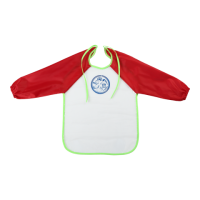 Фартух для дитячої творчості ZiBi 6003 прозорий з рукавами з малюнком (104см) (30) /ZB.6003/