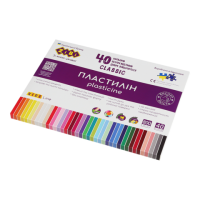 Пластилін 40кол. ZiBi KIDS Line 6242, CLASSIC 800г (6) /ZB.6242/