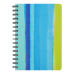 Блокнот BUROMAX А5 на спір. тв. пал. 80арк. COLOUR LINES 24572110-02 синій (6) /BM.24572110-02/
