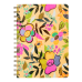Блокнот BUROMAX А5 на спір. тв. пал. 80арк. COLORFUL 24572111-08 жовтий (6) /BM.24572111-08/