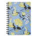 Блокнот BUROMAX А5 на спір. тв. пал. 80арк. ELEGANT 24572113-30 св.-синій (6) /BM.24572113-30/
