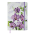 Блокнот BUROMAX А5 96арк. ORCHID 255119-39 лавандовий, тв.лам.обкл., на гумці, крем.папір (6) /BM.255119-39/