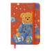 Блокнот ZiBi KIDS Line А7 тв. пал. 80арк. BEAR 117103 помаранчевий, на гумці, крем.папір (клітинка) (24) /ZB.117103/