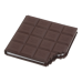 Блокнот ZiBi KIDS Line 90х90мм 80арк. CHOCOLATE 12470-19 ароматизований, обкладинка Soft touch (нелінований) /ZB.12470-19/