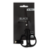 Ножиці ZiBi 5024 BLACK 17см пласт. ручки, чорні (12) /ZB.5024/