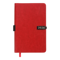Щоденник датований 2026 BUROMAX А6 LEGEND 2596-05 червоний /BM.2596-05/