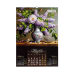 Календар настінний перек. BUROMAX 210650, А2 (на пружині) Flowers and birds 2027р. (10) /BM.210650/
