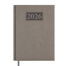 Щоденник датований 2026 BUROMAX А5 GENTLE 2109-09 сірий /BM.2109-09/