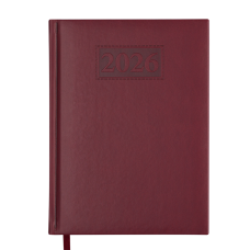 Щоденник датований 2026 BUROMAX А5 GENTLE 2109-13 темно-червоний /BM.2109-13/