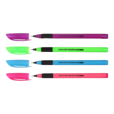 Ручка масляна BUROMAX 8355-01 Sonata grip синя, тригр. (12) /BM.8355-01/