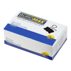 Біндер 19мм BUROMAX 5305 (12), /BM.5305/