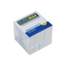 Папір для нотаток білий BUROMAX 9*9*9см, до 1000арк. не скл. 2219 (36), /BM.2219/
