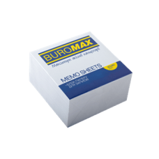 Папір для нотаток білий BUROMAX 9*9*5см, до 550л, скл. 2214 (60), /BM.2214/