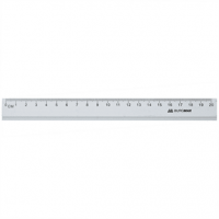 Лінійка металева  20см BUROMAX 5800-20 (24) /BM.5800-20/