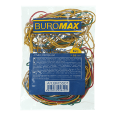 Гумки для грошей   50г BUROMAX 5501 кольорові (400) /BM.5501/