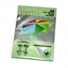 Папір кольоровий 80г/м, А4 паст.св.-зелений 100арк. SPECTRA 130 /16.4183/