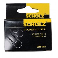 Скріпки 28мм SOZ 4701 прямі 100шт. (10) /4701SCH/