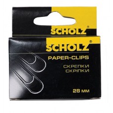 Скріпки 28мм SOZ 4701 прямі 100шт. (10) /4701SCH/