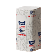 Рушники паперові  Z-скл. Papero 160арк. 22,5x 22см, 2-шар. білі (RN010) (20)