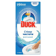 Освіжувач д/унітаза DUCK/Т.Каченя стікер чистоти Морський (3шт)