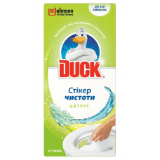 Освіжувач д/унітаза DUCK/Т.Каченя стікер чистоти Цитрус (3шт) (24)
