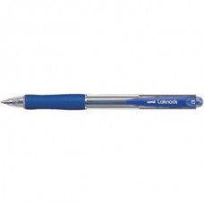 Ручка кулькова авт. UNI LAKNOCK micro SN-100, 0.5мм синя /SN-100.(05).Blue/