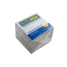 Папір для нотаток кольор. BUROMAX 9*9*7см, до 770арк. не скл. Веселка 2249 (48), /BM.2249/