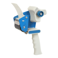 Пістолет для стрічки клейкої BUROMAX 7400-02, 48мм (24), /BM.7400-02/