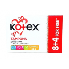Тампони Kotex Normal  8+4шт