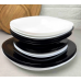 Сервіз Luminarc столовий 19пр. Carine Black/White 4012/21