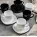 Сервіз Luminarc чайний 220мл 12пр. Carine Black/White D2371