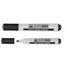 Маркер для дошок BUROMAX 8800-01 чорний (12), /BM.8800-01/