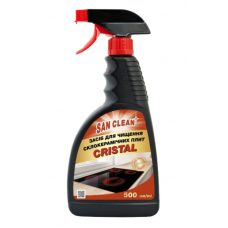 Засіб для миття плит San Clean 500мл Cristal, д/склокерамічних поверхонь
