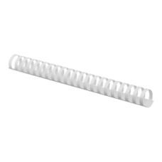Пружина пласт. ф28мм біла BUROMAX 0509-12 (50шт) /BM.0509-12/