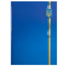 Книга канц. тв.пал. А4  96арк # офс. BUROMAX 2400-38 Символіка України (8) /BM.2400-38/