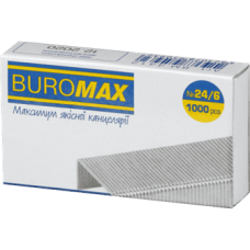 Скоба №24/6, BUROMAX 4412 ЛЮКС (1000шт.) (10/500)