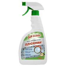 Засіб для сантехніки San Clean 750мл д/знищення плям та плісняви (курок) (12) Засіб для сантехніки San Clean 750мл д/знищення плям та плісняви (курок) (12)