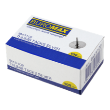 Кнопки BUROMAX 5102 нікельовані 100шт (10) /BM.5102/