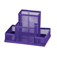 Настільний набір ZiBi 3116-07 метал. фіолетовий 150х100х100мм (12), /ZB.3116-07/