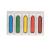Стікер-закладки BUROMAX 45*12мм 5х20арк. 2304-98 Стрілки, пластикові (24), /BM.2304-98/