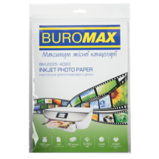 Фотопапір матовий А4, 180г/м, 20арк. BUROMAX 2225-4020, /BM.2225-4020/