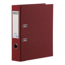 Папка-реєстратор А4 70мм BUROMAX 3001-13 ELITE двостор. бордова (24), /BM.3001-13c/