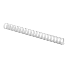 Пружина пласт. ф25мм біла BUROMAX 0508-12 (50шт), /BM.0508-12/