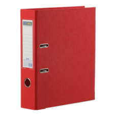 Папка-реєстратор А4 70мм BUROMAX 3001-05 ELITE двостор. червона (24), /BM.3001-05c/