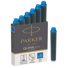 Чорнильні картриджі PARKER mini сині (6) /Z 15Г/